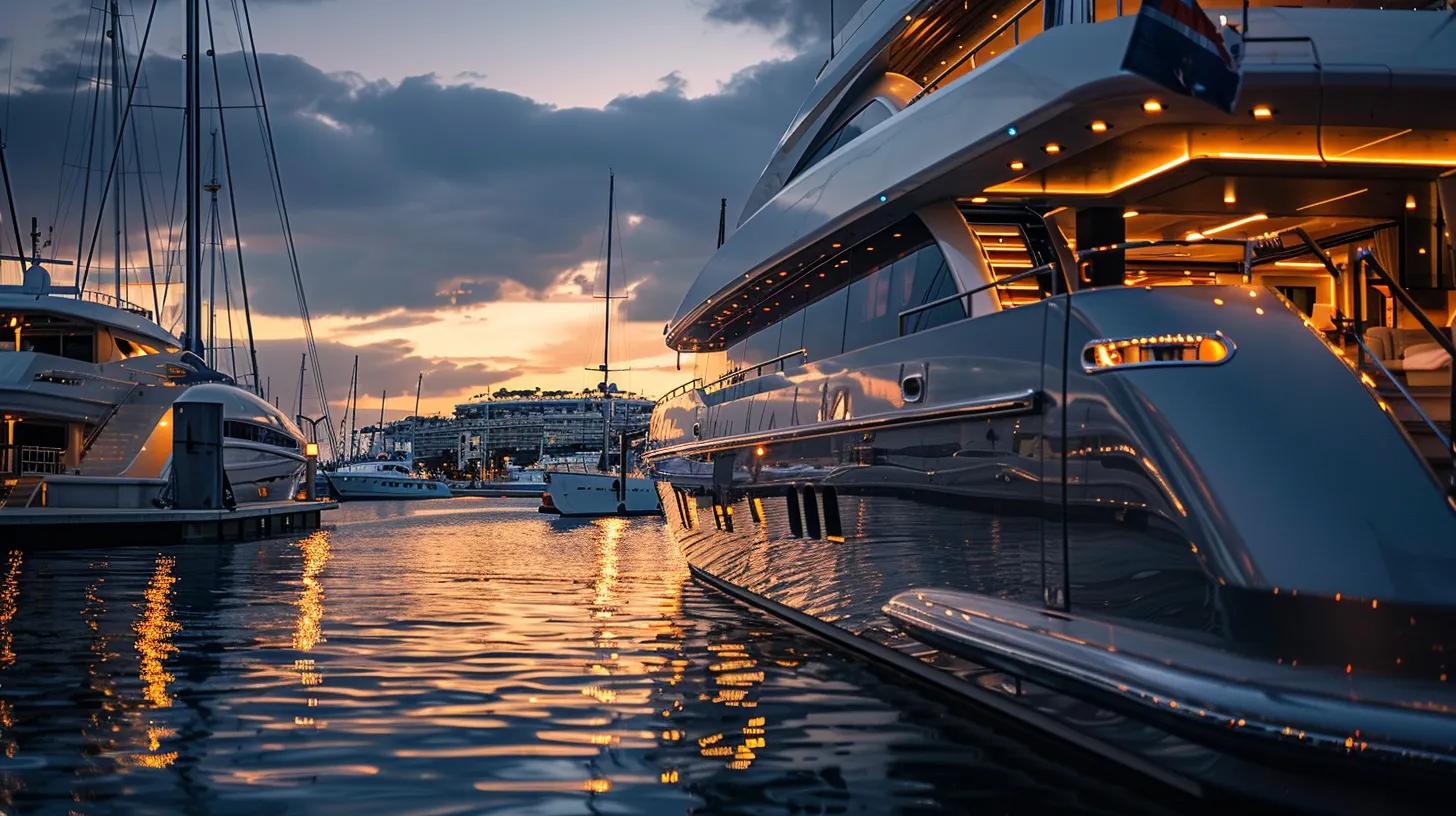 ai insights, a sleek and opulent moretti yacht aecd