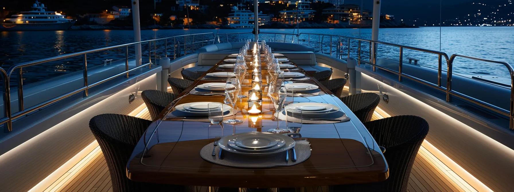 Experience Luxury With a Private Yacht Dinner